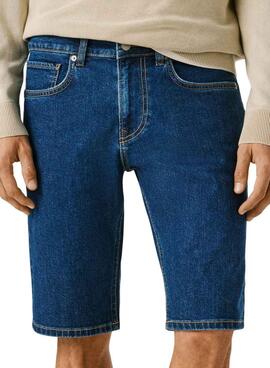 Bermudas longues Pepe Jeans Cash bleu foncé pour homme