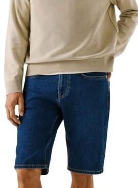 Bermudas longues Pepe Jeans Cash bleu foncé pour homme