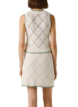 Haut Pepe Jeans Kaira blanc pour femme