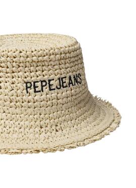 Chapeau Pepe Jeans Gabi en rafia pour femme