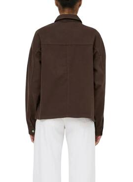 Veste de chasse Only Sierra marron pour femme