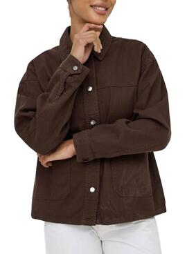 Veste de chasse Only Sierra marron pour femme