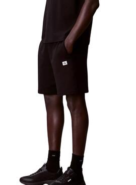 Badge noir des Bermudes Calvin Klein Jeans pour homme