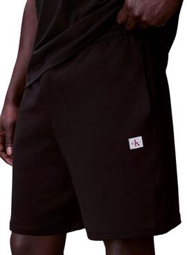Badge noir des Bermudes Calvin Klein Jeans pour homme
