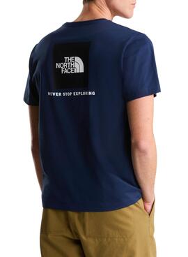 T-shirt The North Face Evo Box bleue pour homme