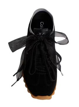 Chaussures Calvin Klein Jeans Laces noires pour femme
