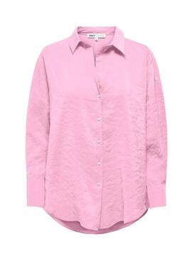 Chemise rose Only Zazima pour femme
