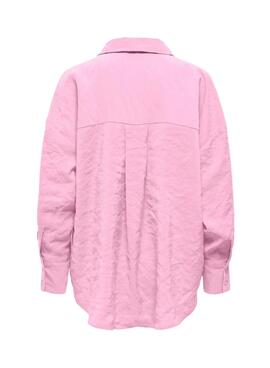 Chemise rose Only Zazima pour femme