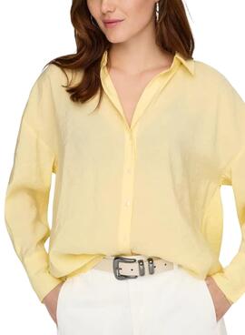 Chemise Only Zazima jaune pour femme