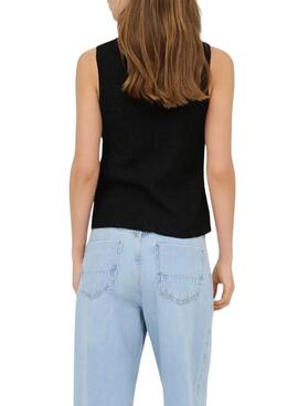 Gilet structuré noir Only Ilse pour femme
