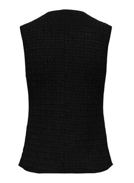 Gilet structuré noir Only Ilse pour femme