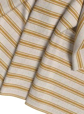 Robe Vila Prisilla à rayures jaunes pour femme