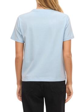 T-shirt Vila Nora bleue pour femme