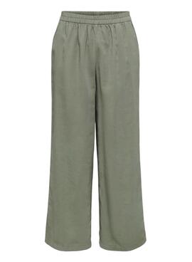 Pantalon Only Laris vert pour femme