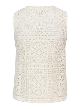 Haut Only Llian blanc pour femme