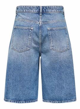 Short en jean Only Mate azul para mujer