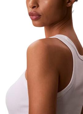 T-shirt Calvin Klein Jeans Contour blanc pour femme