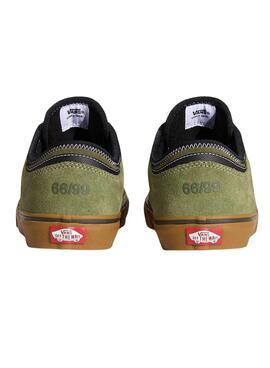 Chaussures Vans Rowley vertes pour homme
