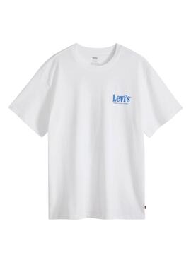T-shirt Levi's Serving Up Classics blanc pour homme