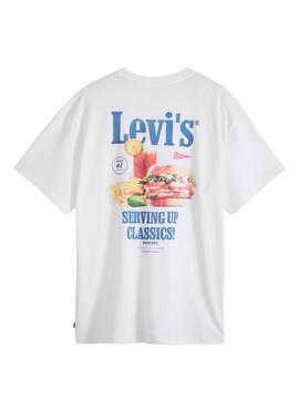 T-shirt Levi's Serving Up Classics blanc pour homme