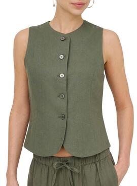 Veste Only Goa verte pour femme