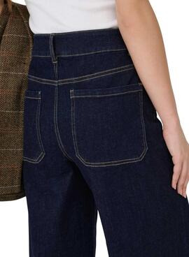 Jeans Only Madison en denim oscuro pour femme