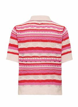 Polo Only Llula rose pour femme.