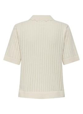 Polo Elma beige pour femme