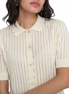 Polo Elma beige pour femme
