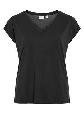 T-shirt Vila Vimodala noir pour femme