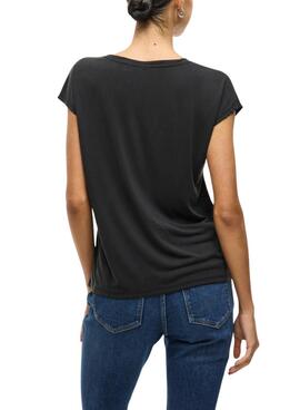 T-shirt Vila Vimodala noir pour femme