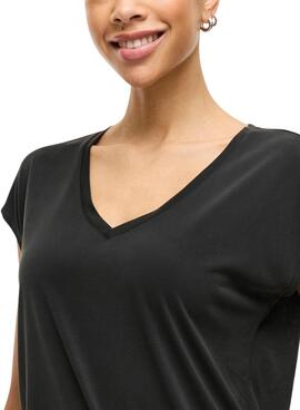 T-shirt Vila Vimodala noir pour femme