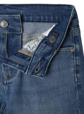 Short Pepe Jeans Cashed bleu moyen pour garçon