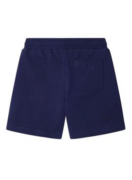 Short Pepe Jeans Michael bleu marine pour enfant.