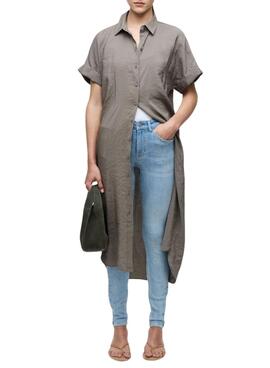 Robe verte Vila Vihula pour femme