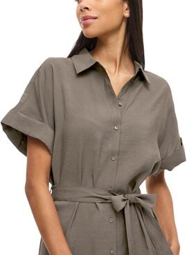 Robe verte Vila Vihula pour femme