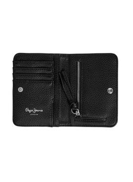 Portefeuille Pepe Jeans Tyler noir pour femme