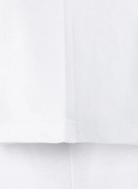 T-shirt Pepe Jeans Ash à motif graphique blanc pour enfant