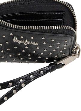 Portefeuille Pepe Jeans Dahlia noir pour femme.