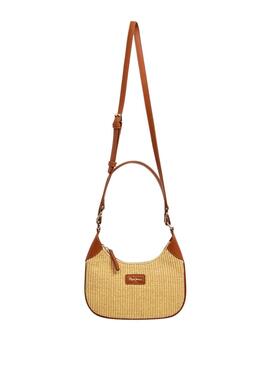 Sac à main Pepe Jeans Trish en rafia pour femme