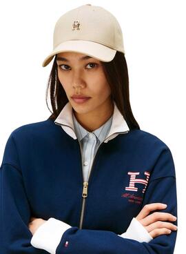Casquette Tommy Hilfiger Elevated Chic beige pour femme