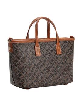 Sac Tommy Hilfiger Monoplay mini tote marron pour femme