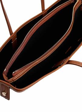 Sac Tommy Hilfiger Monoplay Tote marron pour femme