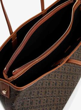 Sac Tommy Hilfiger Monoplay Tote marron pour femme