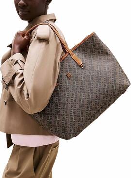 Sac Tommy Hilfiger Monoplay Tote marron pour femme