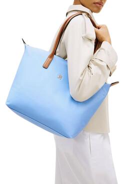 Sac à main Tommy Hilfiger Popette bleu pour femme