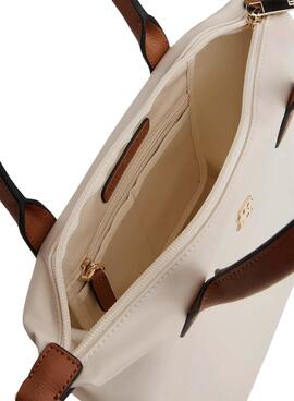 Sac Tommy Hilfiger Popette mini blanc cassé pour femme