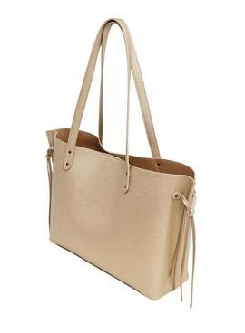 Sac à main Pepe Jeans Audrey doré pour femme.