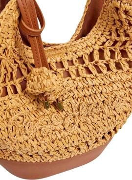 Sac Pepe Jeans Judith en rafia pour femme