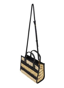 Sac Pepe Jeans Zadie beige et noir pour femme